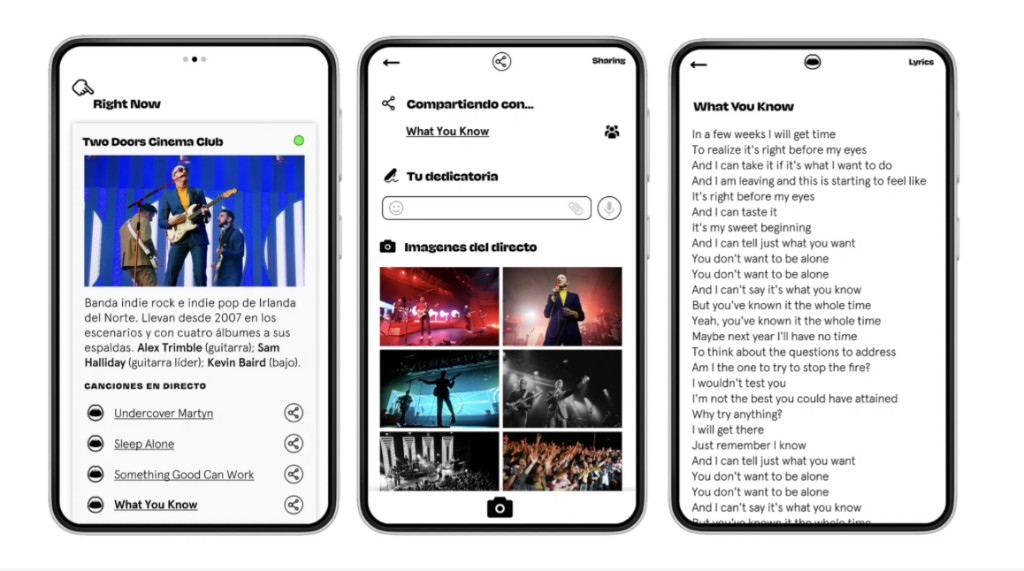 App to oversize a festival experience